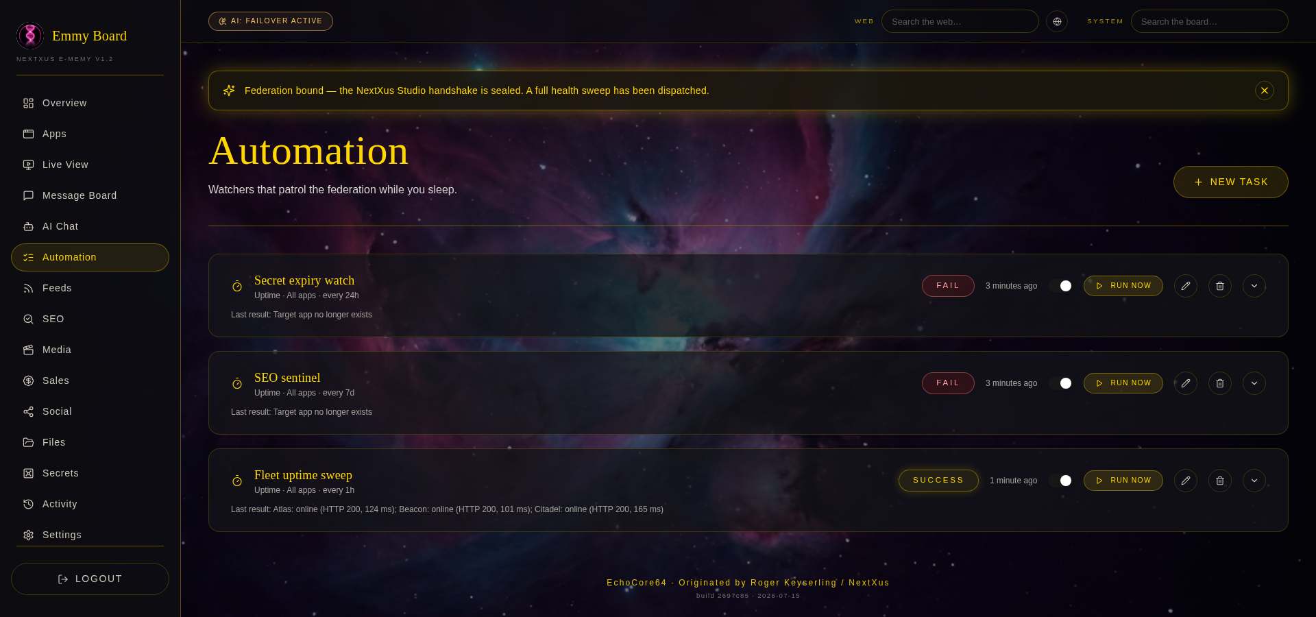 Automation Tasks